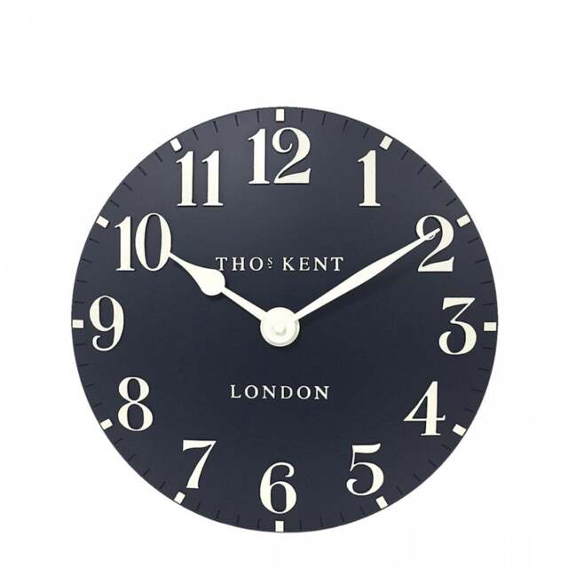 Thomas Kent Arabic Wall Clock - 12" - Ink Blue - image 1