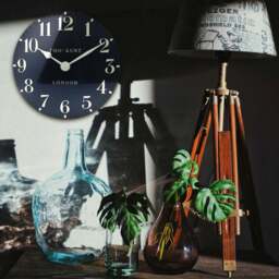 Thomas Kent Arabic Wall Clock - 12" - Ink Blue - thumbnail 2