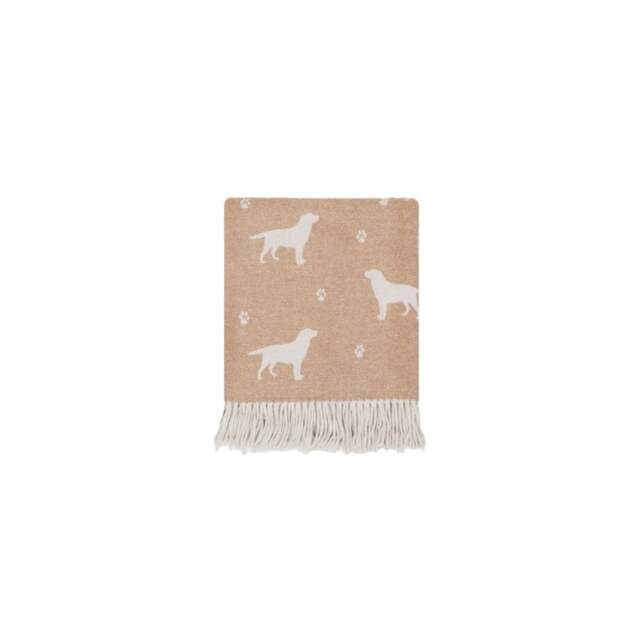 Remony Nature Merino Lambswool Throw - Labrador - Bran