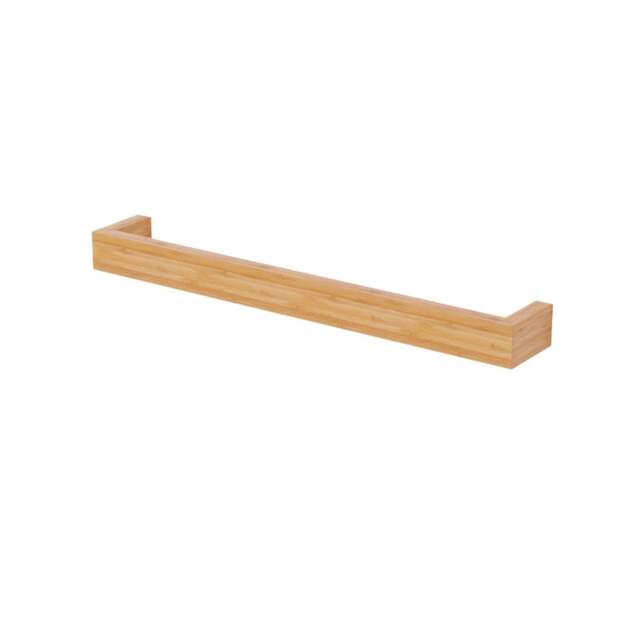 Wireworks Arena Single Towel Rail - 60cm - Bamboo - image 1