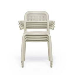 Fatboy Set of 4 Toni Stackable Garden Armchairs - Desert Colour: Desert - thumbnail 2