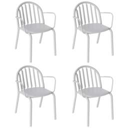 Fatboy Freds Armchair Set - Light Grey - Set of 4