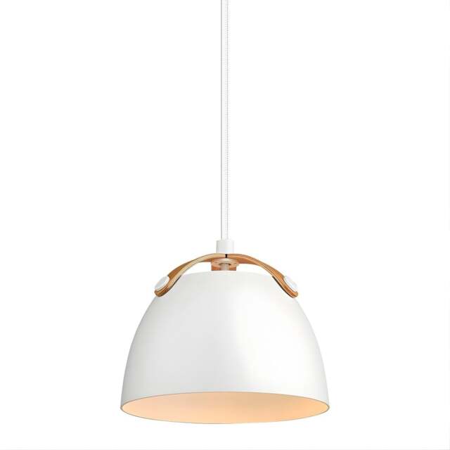 Halo Design Oslo Pendant Lamp - O 16cm - White Size:  16cm, Colour: White - image 1