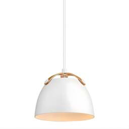 Halo Design Oslo Pendant Lamp - O 16cm - White Size:  16cm, Colour: White