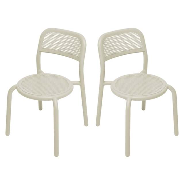Fatboy Set of 2 Toni Stackable Garden Armchairs - Desert Colour: Desert - image 1