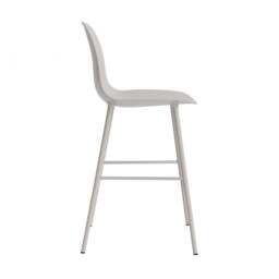 Normann Copenhagen Form Bar Chair - 65cm - Warm Grey Shell Colour: Warm Grey - thumbnail 3