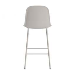 Normann Copenhagen Form Bar Chair - 65cm - Warm Grey Shell Colour: Warm Grey - thumbnail 4