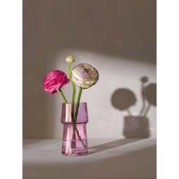 LSA International Gems Vase - Garnet - 12cm - thumbnail 3