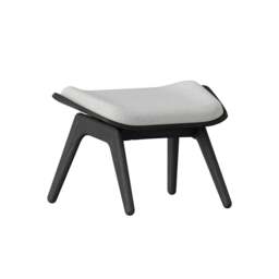 Umage The Reader Ottoman - Black Oak - Sterling Colour: Sterling