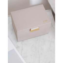 Stackers Faux Leather Mini Jewellery Box - Set of 2 Colour: Taupe - thumbnail 4