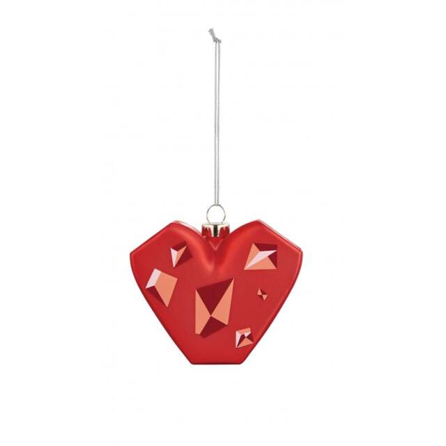 Alessi Amore al Cubo - Glass Christmas Ornament - image 1