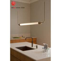Umage Lemon Squeeze Linear Pendant Lamp Colour: Plated Brass - thumbnail 5