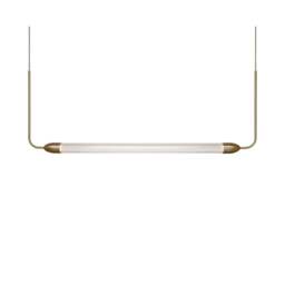 Umage Lemon Squeeze Linear Pendant Lamp Colour: Plated Brass - thumbnail 1