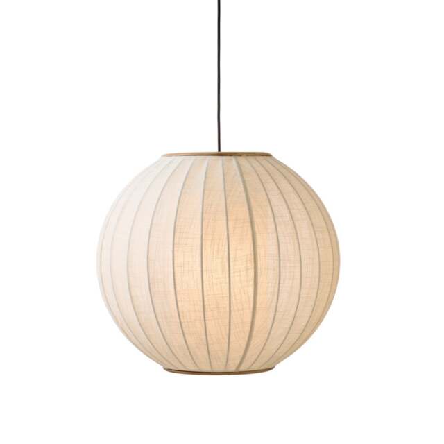 Halo Design Balloon Pendant Light - 70cm - Linen White Size: O 70cm - image 1