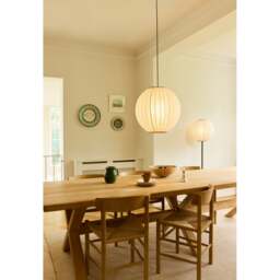 Halo Design Balloon Pendant Light - 70cm - Linen White Size: O 70cm - thumbnail 4