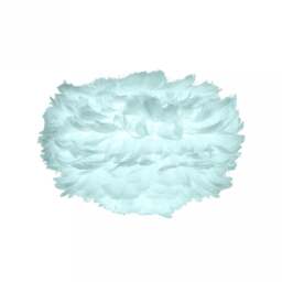 Umage Eos Feather Pendant Shade - Light Blue - Mini - 35cm With or Without Cord Set: Without Cord Set