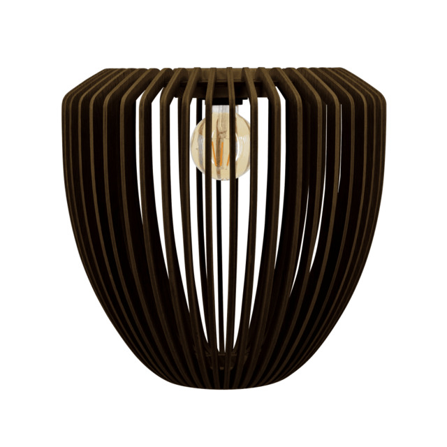 Umage Clava Wood Pendant Light - Dark Oak With or Without Cord Set: Without Cord Set