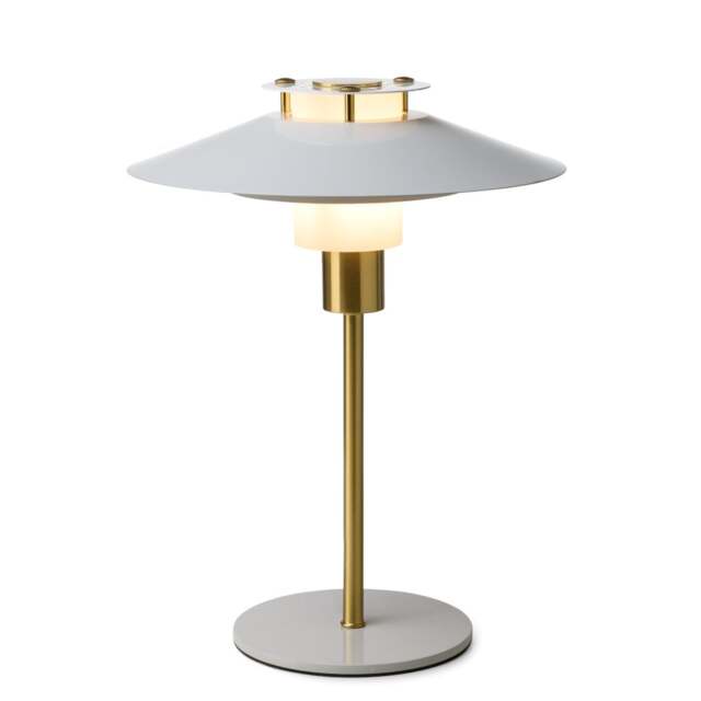 Halo Design Rivoli Table Lamp Colour: Glossy Grey / Brass - image 1