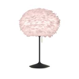 Umage Eos Table Lamp - Light Rose Feather Eos Medium/Black Sante Stand - thumbnail 1