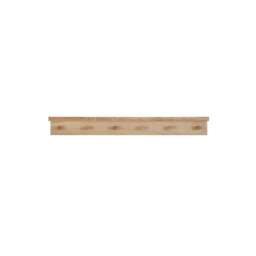 Garden Trading Hambledon Peg Shelf - Natural - Large - 6 Pegs Size: Large - thumbnail 2