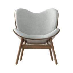 Umage A Conversation Piece Armchair - Low - Dark Oak - Sterling Colour: Sterling - thumbnail 2