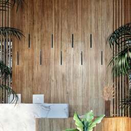 Umage Chimes Wooden Pendant Lamp - Tall - Black Oak Colour: Black Oak - thumbnail 3