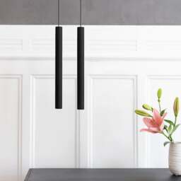 Umage Chimes Wooden Pendant Lamp - Tall - Black Oak Colour: Black Oak - thumbnail 4