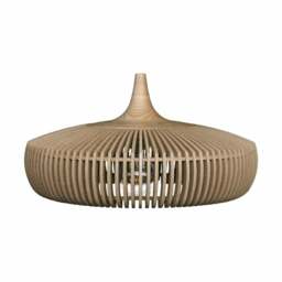 Umage Clava Dine Wood Pendant Light - Natural Oak With or Without Cord Set: Without Cord Set
