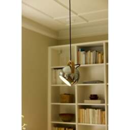 Halo Design DC Ball Pendant Light - O 18cm - Chrome Colour: Chrome - thumbnail 2