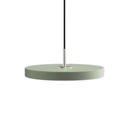 Umage Asteria Mini Pendant Light - Nuance Olive (plus steel detail) Asteria Detail: Steel