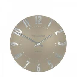 Thomas Kent Mulberry Wall Clock - 12&quot - Mocha Size: 12&quot