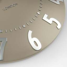 Thomas Kent Mulberry Wall Clock - 12" - Mocha Size: 12" - thumbnail 4