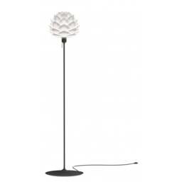 Umage Silvia Floor Lamp - White Silvia Mini/Black Sante Stand