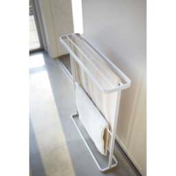 Yamazaki Tower Bath Towel Hanger - White - thumbnail 3