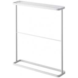 Yamazaki Tower Bath Towel Hanger - White