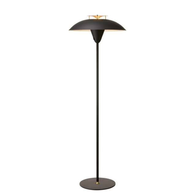Halo Design Stepp Floor Lamp - H 140cm - Black/Antique Brass Colour: Black / Antique Brass - image 1