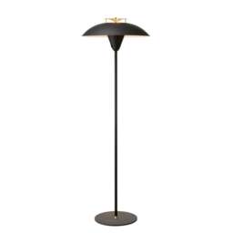 Halo Design Stepp Floor Lamp - H 140cm - Black/Antique Brass Colour: Black / Antique Brass