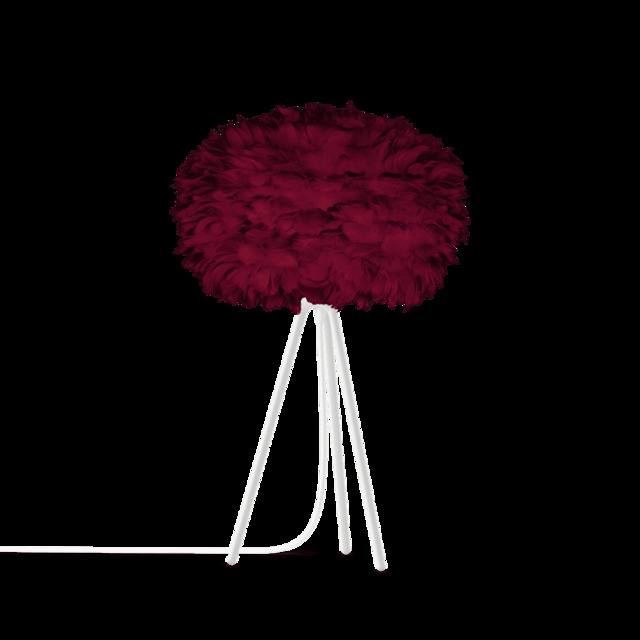 Umage Eos Tripod Table Lamp - Red Feather Eos Medium/White Tripod - image 1