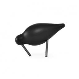 Normann Copenhagen Wooden Shorebird - Small - Black/Black - thumbnail 1