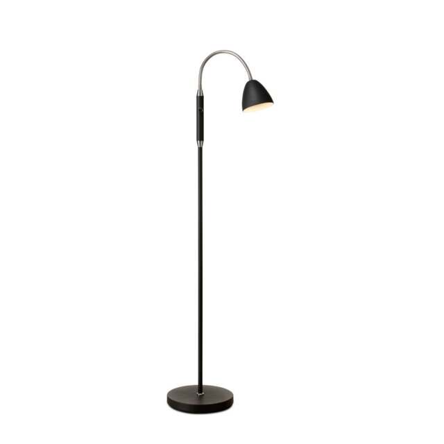 Halo Design Room Floor Lamp - 1-Arm - Black / Chrome Size: 1-Arm
