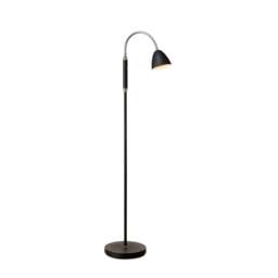 Halo Design Room Floor Lamp - 1-Arm - Black / Chrome Size: 1-Arm