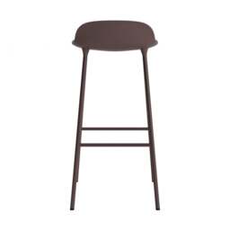 Normann Copenhagen Form Barstool - 75cm - Brown - Brown Legs Shell Colour: Brown, Leg Colour: Matching Shell Colour - thumbnail 4