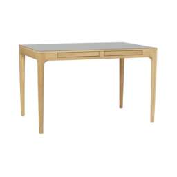 Umage Heart n Soul Desk Colour: Oak / Cloud Grey - thumbnail 1