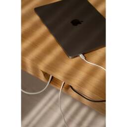 Umage Heart n Soul Desk Colour: Oak / Cloud Grey - thumbnail 4