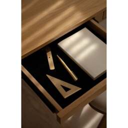 Umage Heart n Soul Desk Colour: Oak / Cloud Grey - thumbnail 2