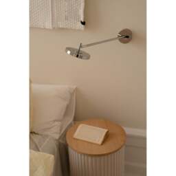 Umage Asteria Long Monochrome Wall Light - Polished Steel Colour: Polished Steel, Mounting: Hardwired - thumbnail 3