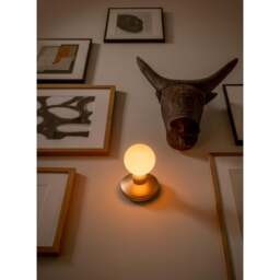 Humble Bee Cordless Wall Light - Gold - Frosted Bulb - thumbnail 5