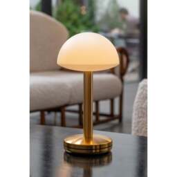 Humble Bug Table Light - Gold - Frosted Shade - thumbnail 4