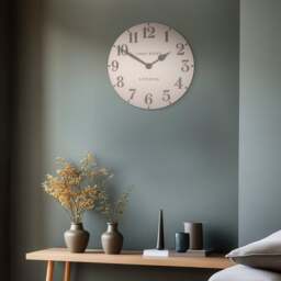 Thomas Kent Arabic Wall Clock - Shy Pink - 20" Size: 20" - thumbnail 3