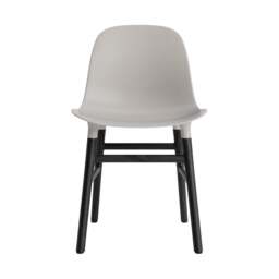 Normann Copenhagen Form Chair - Warm Grey - Black Oak Legs Shell Colour: Warm Grey, Leg Colour: Black Oak - thumbnail 2